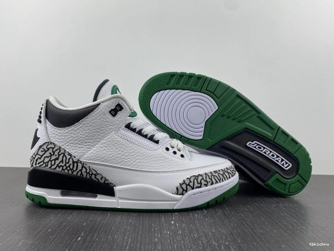 Cheap TBK Retro 3 White Crew Ducks Oregon Pit Jordan 594282233 0823